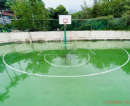 瑠公國中籃球場清洗